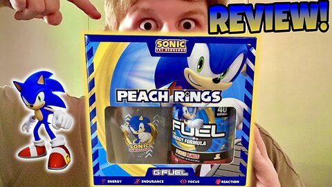 G Fuel Sonic PEACH RINGS REVIEW!