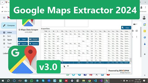 G-Maps Scraper v3.0 | Extract All Data from Google Maps with Emails in 2024