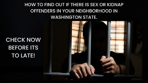 Do you want to know if there is Sex or Kidnap Offenders in your neighborhood?