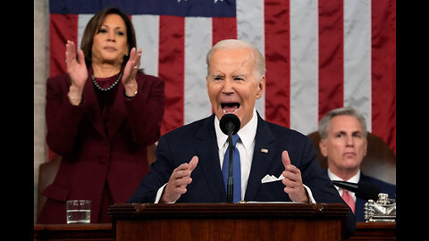 Biden Body Double Delivers SOTU to Clones, Holograms, and Lookalikes.. +++++