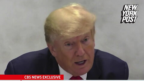 Video of Trump's deposition shows him repeating taking the Fifth