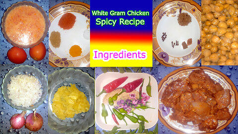 Chicken Chana Recipe | Chicken White Gram Recipe | Murgh Cholay Recipe