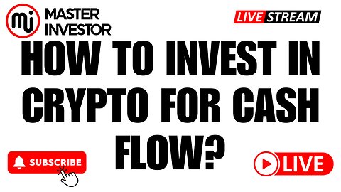 How to Invest in Crypto to Get Cash Flow? | Investing In Sound Assets | "Master Investor" #wealth