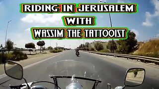 Riding Motorcycles In Jerusalem With Wassim The Tattooists - ISRAEL JUNE 2017