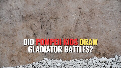 Did Pompeii Kids Draw Gladiator Battles?