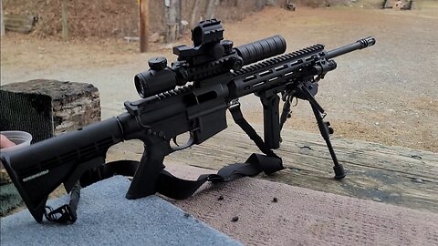M&P 15-22 with Pinty Scope and Red Dot Combo