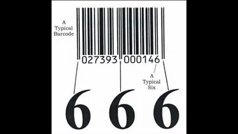 TRUTHERS GOLD The number 666 appears on most typical barcodes