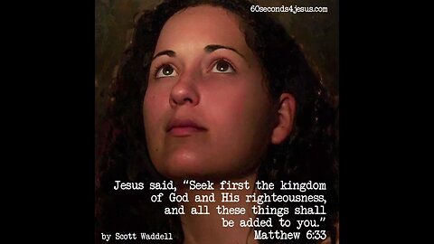 Seek first the kingdom of God