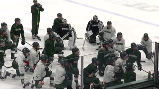 Michigan State Hockey battles with Notre Dame this weekend
