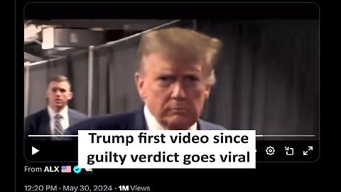 Donald Trump first commercial since Guilty verdict