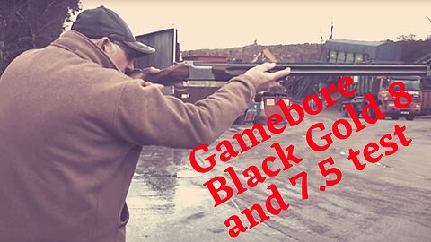 Gamebore Black Gold 8 and 7.5 test