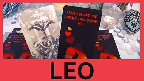 LEO♌ 💖THIS IS INTENSE🤯💥🪄SOMEONE'S AFRAID OF THIS CONNECTION💘 LEO LOVE TAROT💝