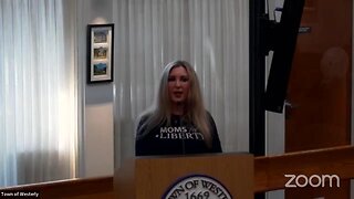 Amy Rodrigues Reads A Proxy Statement From Robert Chiaradio Emphasizing To Westerly, RI School Committee That 1972 Title IX Was The Protection Of All Based On Sex - Not Gender Identity