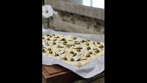 Olive and Rosemary Focaccia