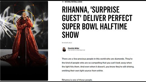 2023 NFL Super Bowl half time show Patriots "ARE IN CONTROL" Decode drop