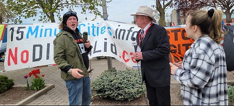 2024 05 04 convoy to Goderich Ontario, protest, military base