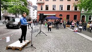 FV München Demo 30.5.20 (1) - Familientherapeutin: "Spahns Verankerung der Angst"