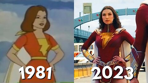 Evolution of "Mary Marvel " in Movies, Cartoons & TV 1981-2023
