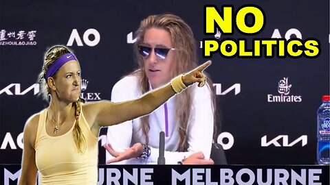 Tennis champ Victoria Azarenka puts the Woke Sports Media on BLAST for mixing politics and sports!