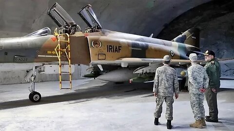 Iranian Underground Airbase With McDonnell Douglas F4 Phantom Squadron