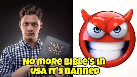 UNITED STATES OF AMERICA BANNED THE BIBLE, TRUE COLORS BEING SHOWN PURE EVIL