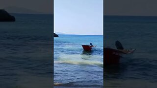 Dancing ship in the bay. 😀 #travel #dominicanrepublicbeaches