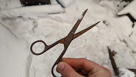 ⭕🛠️Restoration of old rusty scissors ✨