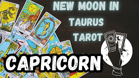 Capricorn ♑️- Release Expectations! New Moon in Taurus Tarot reading #tarotary #capricorn #tarot