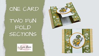 Easy Double Fun Fold Card - 2 Ways