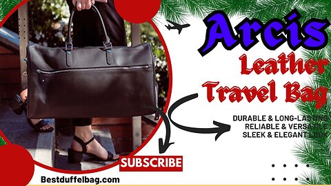 Arcis Leather Travel Bag