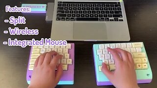 Computer mouse no longer needed - meet Mouseky, a keyboard that can scroll in all four directions.