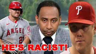 Jonathan Papelbon EXPLODES on Stephen A Smith! Calls him a RACIST for MOCKING Mike Trout's injury!