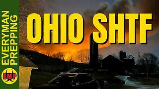 Catastrophic Blast Possible After Train Carrying Toxic Chemicals Derails In Ohio - Are You Prepared