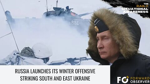 Russia Launches Its Winter Offensive Striking South and East Ukraine