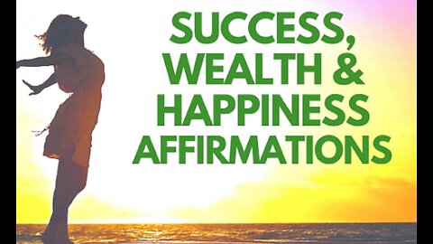 LISTEN TO THIS EVERY MORNING! 'I AM' Affirmations For Success, Wealth, Positivity & Happiness