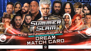 WWE SummerSlam 2024 - Dream Match Card