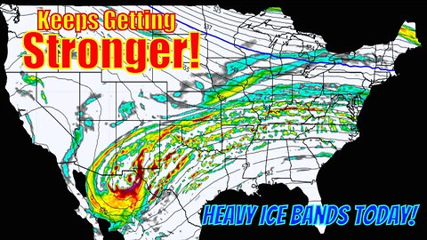 This Ice Storm Keeps Getting Stronger! - The WeatherMan Plus
