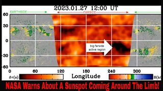 NASA Warns About A Sunspot Coming Around The Limb!