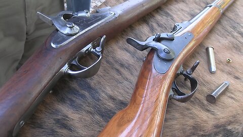 .45-70 Springfield Trapdoor VS Civil War Springfield Rifle Musket .58 Caliber