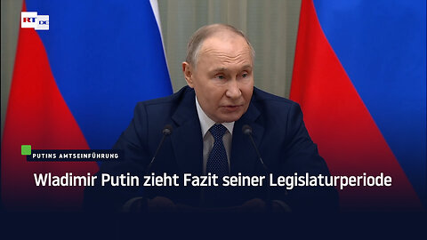Wladimir Putin zieht Fazit seiner Legislaturperiode