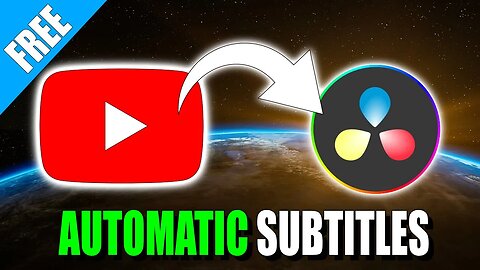 How to Generate and Correct YouTube Captions, and Import Them Into Davinci Resolve