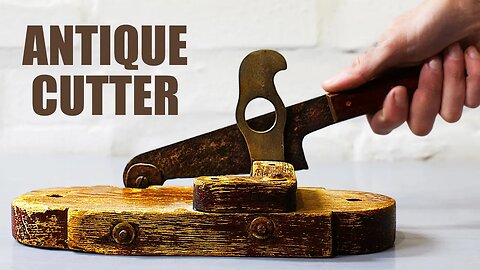 Vintage Tobacco Cutter Restoration