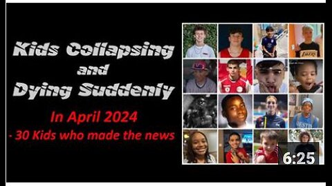 Kids Collapsing and Dying Suddenly in April 2024 - 30 Kids who made the News