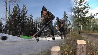 What does it take to make an Off Grid Hockey Rink?