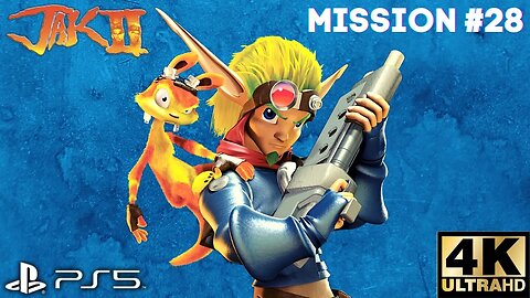 Jak II Mission #28: Retrieve Ruby Key From The Sewers | PS5, PS4 | 4K (No Commentary Gaming)