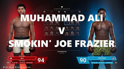 Muhammad Ali v Smokin' Joe Frazier