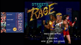 Streets of Rage (SCD - 1993) playthrough on Normal using Adam