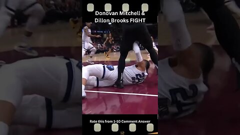 Donovan Mitchell & Dillon Brooks FIGHT - February 2, 2023