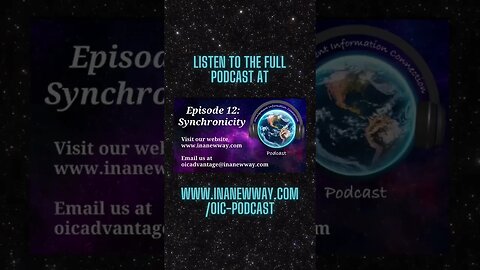 More from the synchronicity podcast! Full episode on our channel & www.inanewway.com #synchronicity