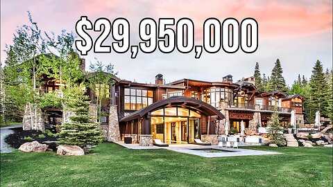 $29,950,000 Timeless Elegant Mountain Estate | Mansion Tour